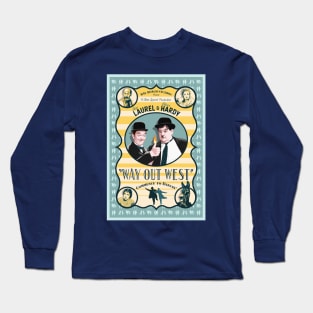 Laurel & Hardy - Way Out West Long Sleeve T-Shirt